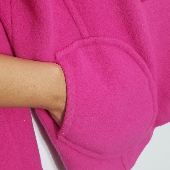 Finity | Bubblegum Pink Wool Classic Pea Coat XL - Picture 4 of 7